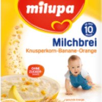 Детская молочная каша Milupa "Knusperkorn-Banane-Orange"