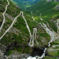 Экскурсия к дороге троллей и водопаду Стигфоссен (Норвегия, Ондалснес)
