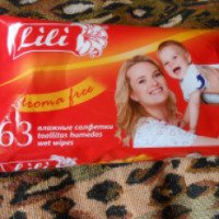 Влажные салфетки Lili aroma free для детей
