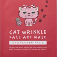 Маска для лица SNP Cat Wrinkle Face Art Mask