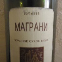 Грузинское красное сухое вино "Маграни"