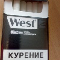 Сигареты West без фильтра с мундштуком