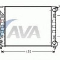 Радиатор охлаждения AVA VWA2040
