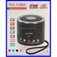 Портативная аудиоколонка Wster WS-138RC