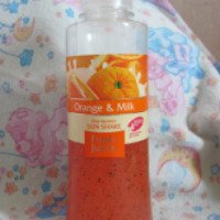 Душ-пилинг для тела KAI Kosmetik Fresh juice "Апельсиновый сок и молоко"