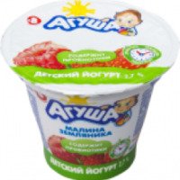 Детский йогурт Агуша малина-земляника 8+мес