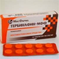 Таблетки МосФарма "Тербинафин МФФ"