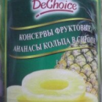 Кольца ананаса в сиропе DeChoice