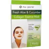 Коллагеновые маски для лица United Exchange Fresh Aloe & Cucumber