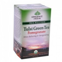 Чай зеленый "Tulsi Green Tea" гранатовый