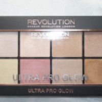 Палетка хайлайтеров Makeup Revolution Ultra Pro Glow