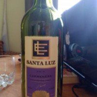 Вино красное сухое Carmenere Santa Luz