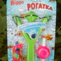 Игрушка рогатка Bigga с водяными бомбочками