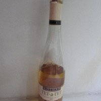 Вино белое столовое полусладкое виноградное Котнар "Тет-а-Тет"
