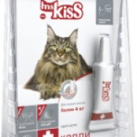 Капли от блох и клещей "Ms.Kiss" для кошек весом 2-4 кг