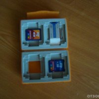 Пластиковый футляр для хранения карт памяти GEPE