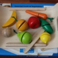 Набор Plan Toys "Фрукты и овощи на подносе"