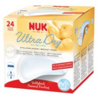 Вкладыши для бюстгальтера Nuk Ultra Dry с фиксирующей лентой