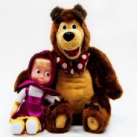 Мягкие игрушки Мульти-Пульти "Маша и Медведь"
