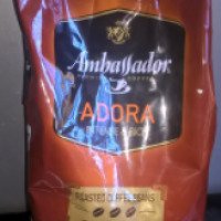 Кофе натуральный жареный в зернах Ambassador "Adora"