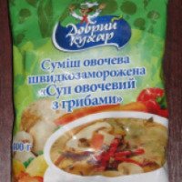 Овощная смесь быстрозамороженная Своя линия "Суп овощной с грибами"