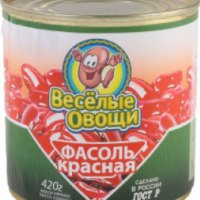 Фасоль красная консервированная Гагаринский консервный комбинат "Веселые овощи"