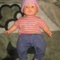 Кукла-младенец Joy Toy "Саша с мишкой"