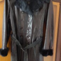Женское кожаное пальто Acasta