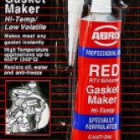 Герметик прокладка ABRO термостойкий красный