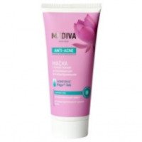 Маска для лица Mediva skin care с белой глиной