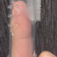 Силиконовая зубная щетка на палец Lobby