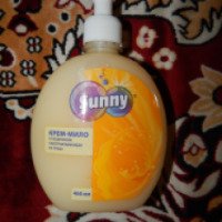 Крем-мыло Sunny "С глицерином с медом и грушей"