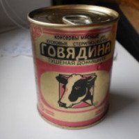Консервы Березовский мясокомбинат "Говядина тушеная домашняя"