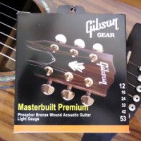 Струны для акустической гитары Gibson "Marterbuilt Premium" 12-53