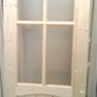 Дверь деревянная Ремсервис из массива хвои
