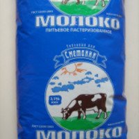 Молоко питьевое пастеризованное Торговый Дом Сметанин Дон-Молоко 2, 5%