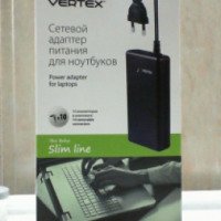 Сетевой адаптер питания для ноутбуков 65W Slim, Vertex