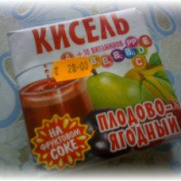Кисель на фруктово-ягодном соке Бирюлевские пищевые концентраты Плодово-ягодный