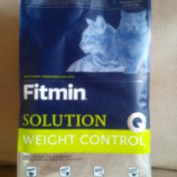 Комплексный корм для взрослых кошек с избыточным весом и кастрированных или стерилизованных кошек Fitmin Cat Solution Weight Control