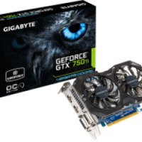Видеокарта Gigabyte GeForce GTX 750 Ti Windforce OC edition GV-N75TWF2OC-4GI
