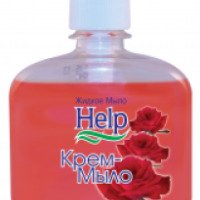 Жидкое крем-мыло Help "Болгарская роза"