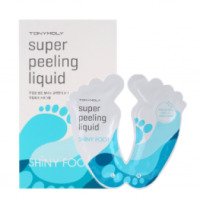 Носочки-пилинг Tony Moly Super peeling liquid Shiny foot