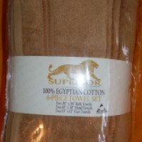 Набор полотенец из египетского хлопка "Superior" для ванной комнаты