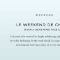 Сыворотка для лица Chanel Le Weekend