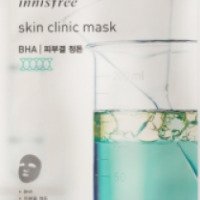 Клиническая маска для лица с салициловой кислотой Innisfree skin clinic mask BHA