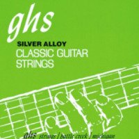 Нейлоновые струны с серебряной оплеткой для классических гитар GHS Strings 2050W SILVER ALLOY
