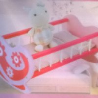 Деревянная кроватка для кукол Tonoji Toys