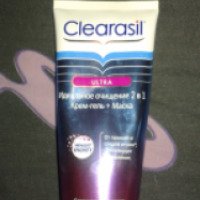 Крем-гель+маска от прыщей Clearasil "Идеальное очищение" 2 в 1