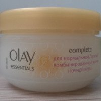 Ночной крем для лица Olay Essentials Complete для нормальной, сухой и комбинированной кожи