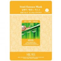 Тканевая маска для лица Mijin Snail Essence Mask с улиткой